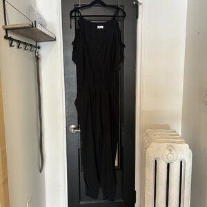 Black Jumpsuit with Open Shoulders